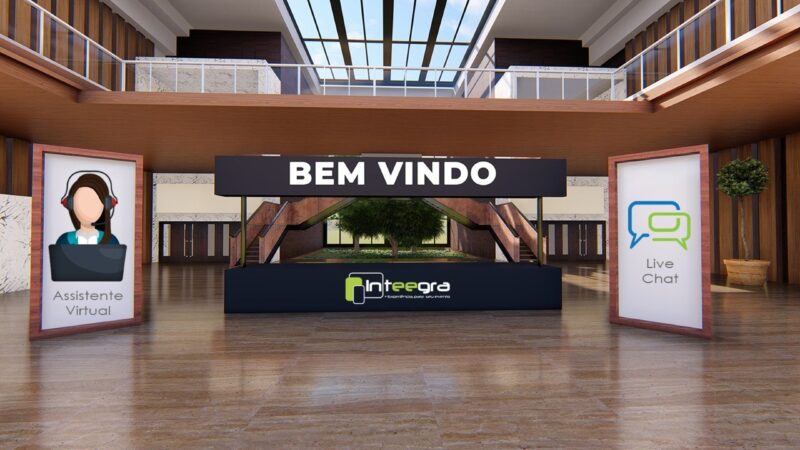Hall Virtual Inteegra solução completa para eventos