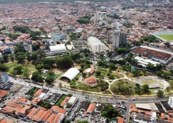 Vista aérea do Parque do Bom Menino, próximo a Rua do Apicum, onde se localizava o Sobrado Maia - Foto: Daniel Meneses