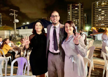Na foto, a dra. Karolina Carvalho, Conselheira Federal da OAB/MA; dr. João Bispo, Procurador das Prerrogativas da OAB/MA e dra Isabel Clark, secretaria geral da comissão de Tributario da OAB/MA - Foto: Divulgação