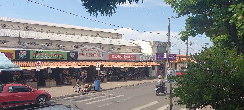 O evento contou com programação técnica na histórica cidade. Na foto, o Mercado Municipal de Santarém – Foto: Gutemberg Bogéa