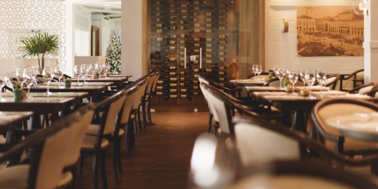 Buffet exclusivo em ambiente espaçoso e sofisticado – Foto: Divulgação