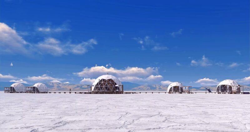 A impressionante Salinas Grande de Jujuy. No verão, a máxima pode passar dos 40oC, mas o calor se dissipa ao longo do dia e costuma fazer aquele friozinho o ano inteiro, em especial quando há muito vento - – Foto: Divulgação