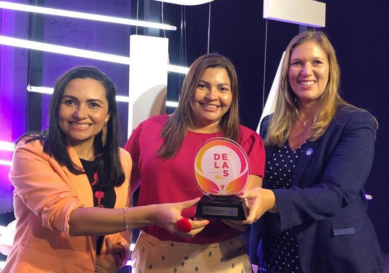 A diretora Rachel Jordão com a gerente estadual de cultura, a empreendedora, Hildenê Maia e a empresária de Imperatriz, Cristiana Ferreira - Foto: Divulgação