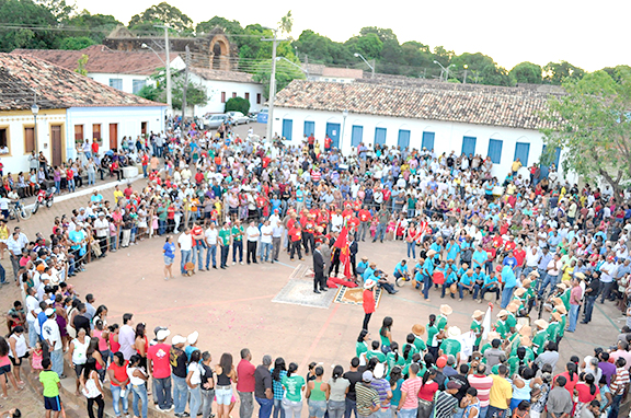 Encontro e saída das folias de Natividade encerra a programação da Semana Santa no município – Foto: Divulgação