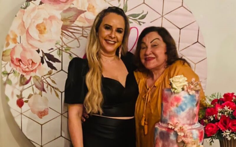 Ilka Brandão e sua sogra Dilma Tavares Sousa – Foto: Divulgação