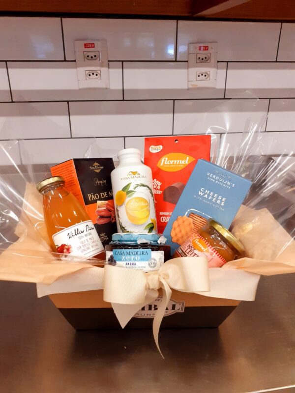 Kit gourmet com muitas delícias, todas zero açúcar para presentear no Dia dos Avós, 26 de julho e surpreender aqueles que são pais em dobro e a base da família – Foto: Divulgação