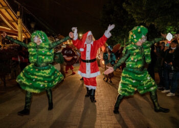 Desfile do último Natal em Monte Verde: perspectiva de novo sucesso em 2022 - Foto: Divulgação - MOVE