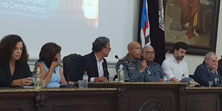 Fernando Duailibe, vice-presidente da ACM durante fala no evento que discutiu a segurança no Centro Histórico de São Luís - Foto: Divulgação