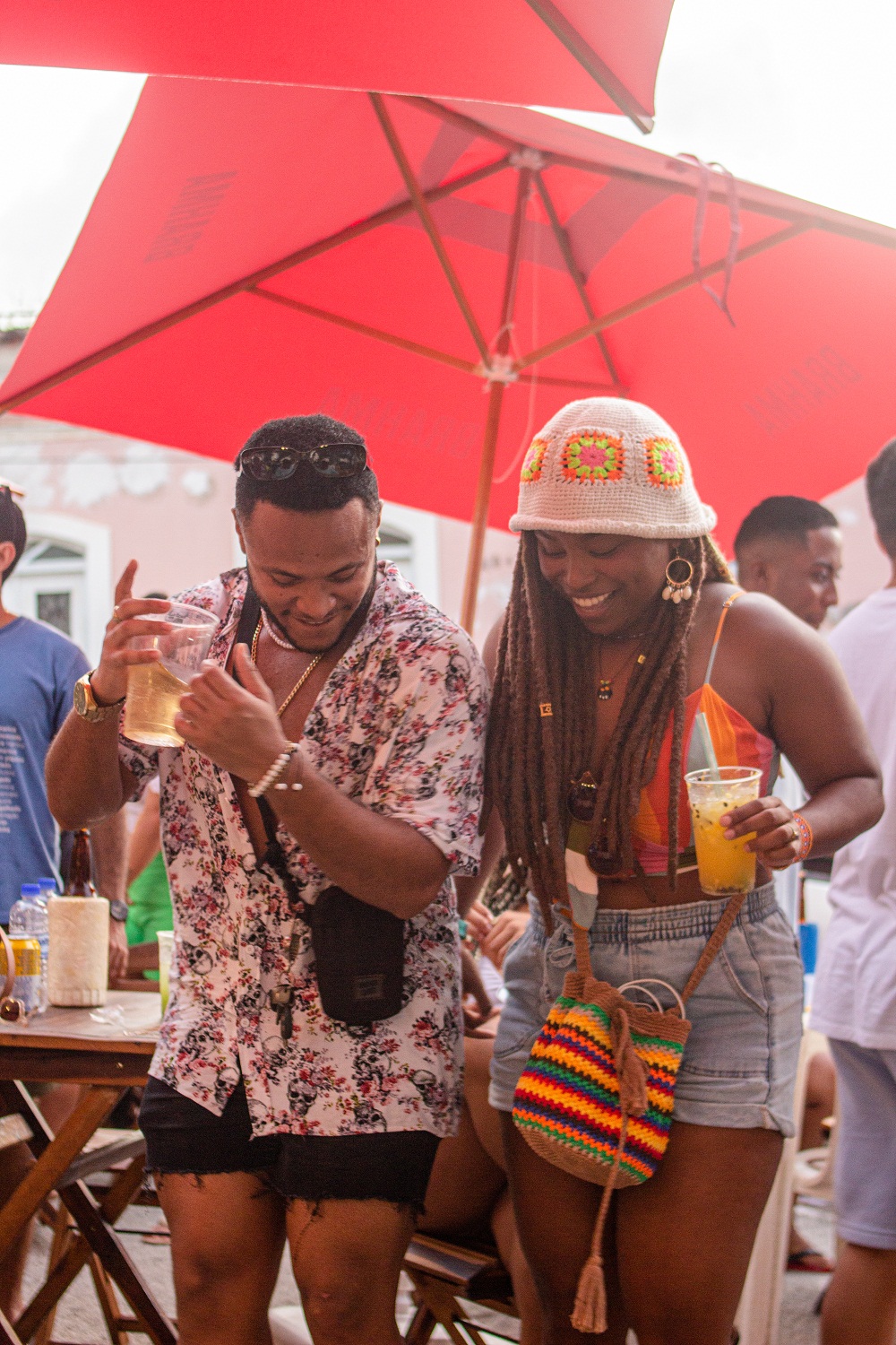 Cesar Roberto e Elise Madeira mostram ginga e samba no pé - Foto: Kalleb Braga Pinto  