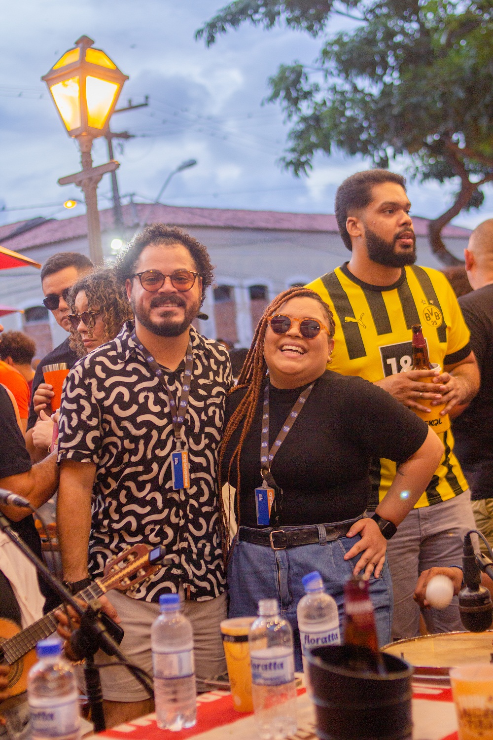 René Amorim (Idealizador do Bem Dito Samba) e Clara Cerqueira - Foto: Kalleb Braga Pinto  