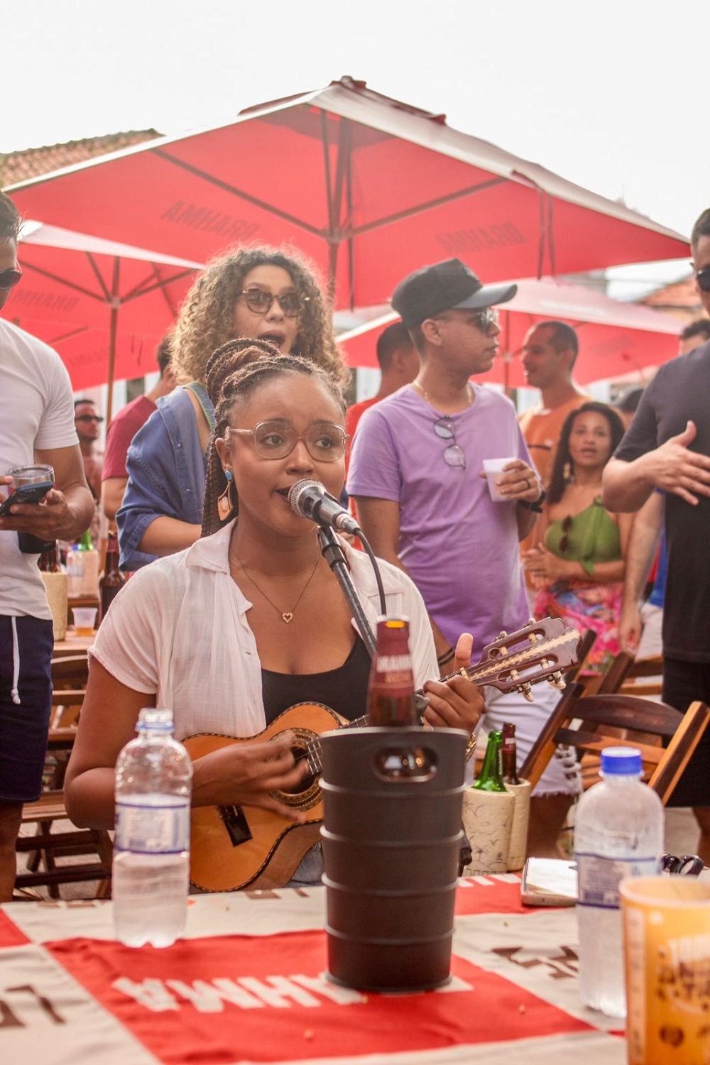 Loren Correa mostra todo seu talento na roda do Bem Dito Samba - Foto: Kalleb Braga Pinto