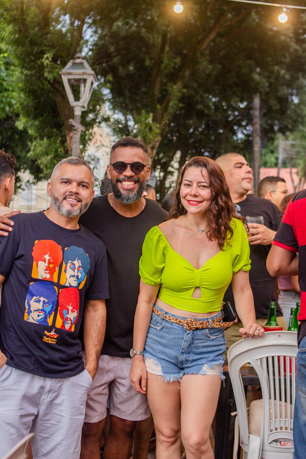 Paulo Câmara, Odirley Costa e Ana Luíza Pinheiro - Foto: Kalleb Braga Pinto