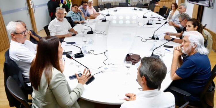 A reunião contou com a presença de dirigentes do Sebrae dos nove estados do Nordeste e foi presidida pela diretora de Administração e Finanças do Sebrae Nacional, Margarete de Castro Coelho – Foto: Divulgação
