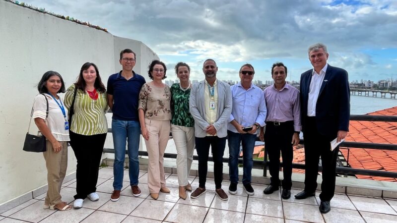 Representantes do Sebrae Maranhão, Organização Brasileira das Cidades Patrimônio Mundial (OCBPM), Fundação Municipal de Patrimônio Histórico (Fumph) e durante visita técnica realizada na Galeria Trapiche - Foto: Divulgação