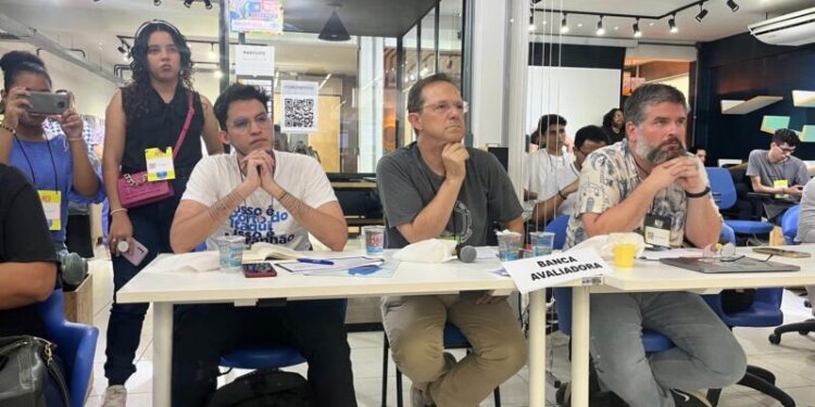 Mesa avaliadora formada por José Airton, Fernando Marques e Edgar Andrade - Foto: Divulgação