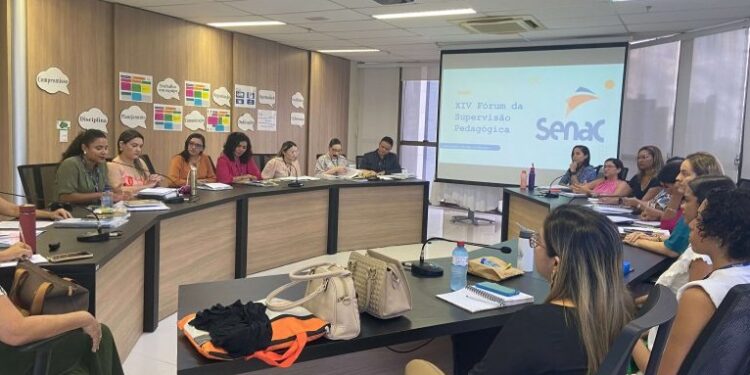 Mais de 20 profissionais participaram da XIV Fórum da Supervisão Pedagógica – Foto: Ascom/Senac