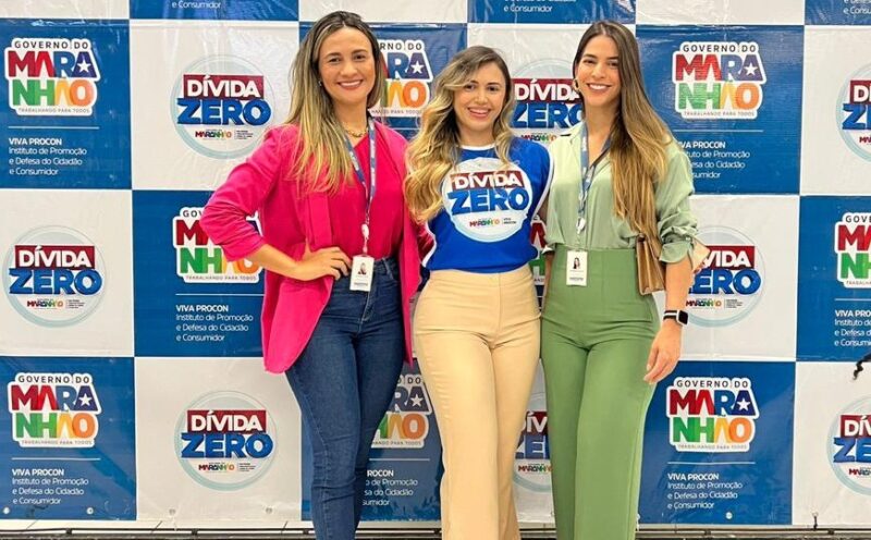 Vanessa Felix - Analista da Equatorial, Jessicka Liberato - Assessora Jurídica de Orientação e Assistência ao Consumidor (Doac), Amanda Castro - líder jurídico da Equatorial - Foto: Divulgação