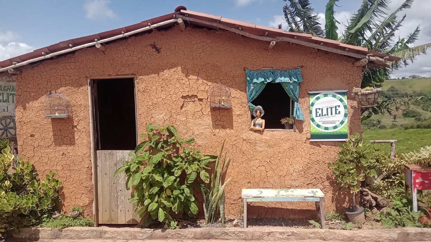 As casas de barro do Engenho Elite – Foto: Divulgação