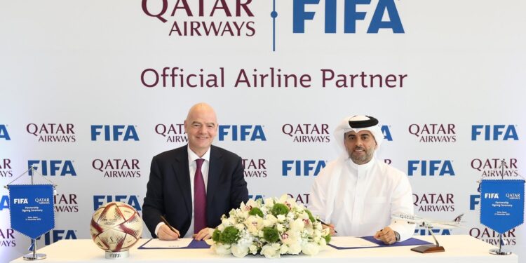 Qatar Airways renova parceria com a FIFA até 2030
