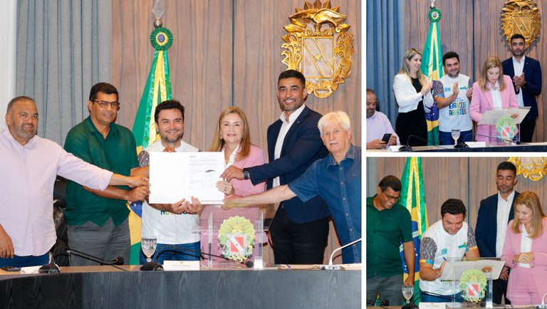 Assinatura dos contratos - Foto: Weslley Raiol