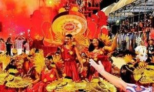 Escola de Samba Flor do Samba enaltece gastronomia maranhense em desfile