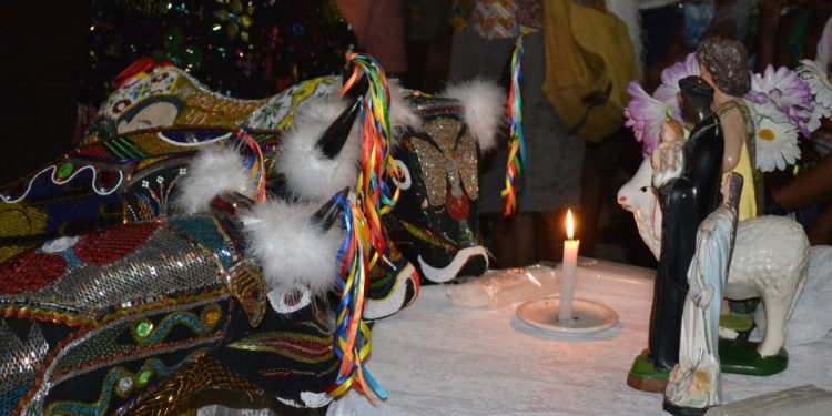 Fé e devoção na festa do bumba-meu-boi no Maranhão - Foto: Gutemberg Bogéa