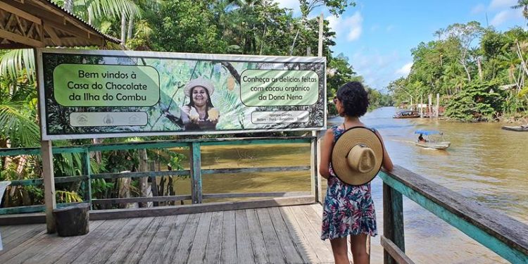 Rota do Chocolate na Ilha do Combu, no Pará, área de proteção ambiental próximo a Belém – Foto: Divulgação