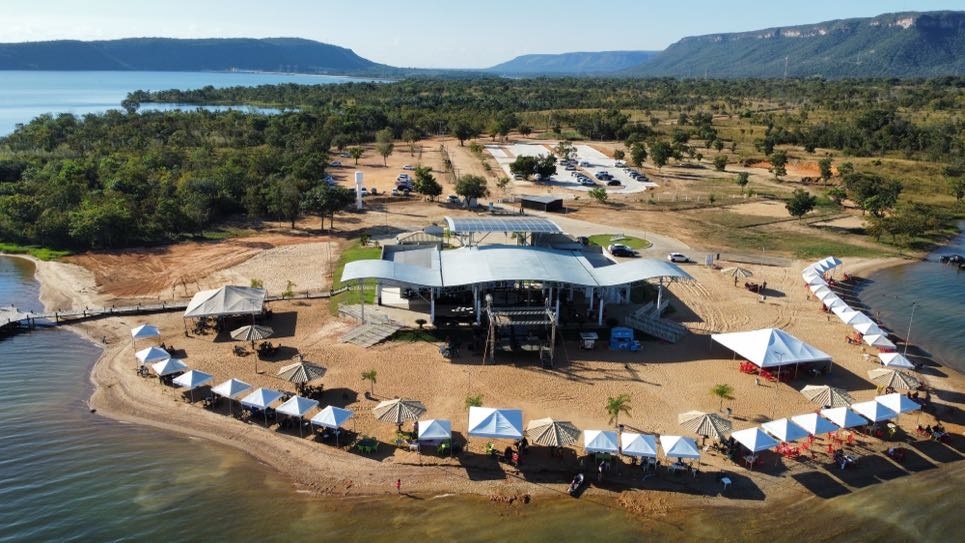 A Praia do Segredo é uma das dez melhores praias de água doce do Brasil – Foto: Divulgação
