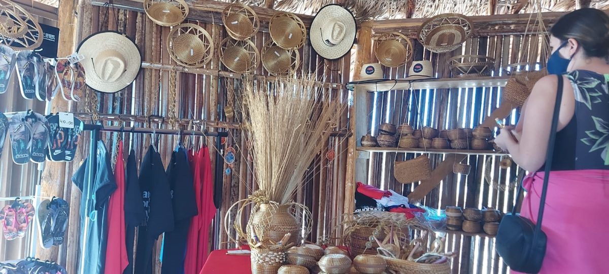 O artesanato de capim dourado: fios de ouro que crescem em campos úmidos do Tocantins, especialmente no Jalapão – Foto: Luiz Pires