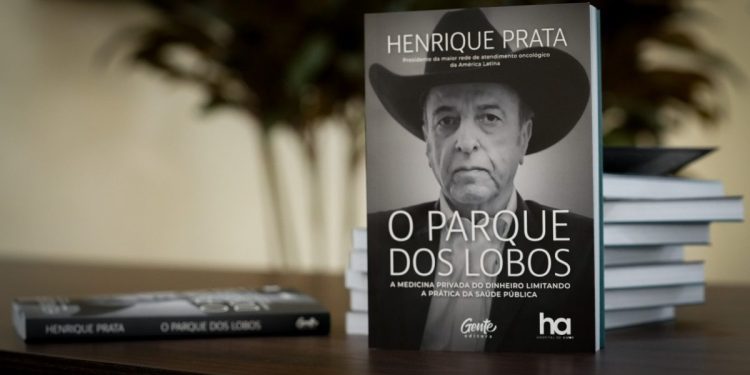 Capa do Livro “O Parque dos Lobos – A medicina privada do dinheiro limitando a prática da saúde pública”, de Henrique Prata - Foto: Divulgação