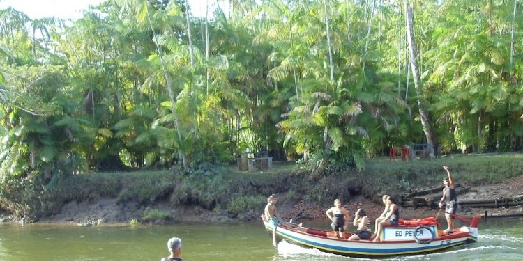 A beleza de uma região cercada de verde, banhada pelas águas do Rio Una - Foto: Reprodução