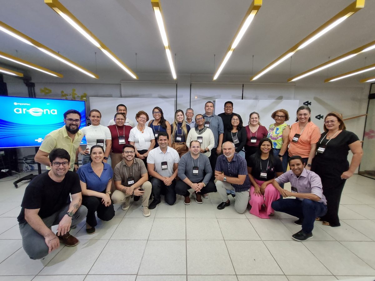 Primeira turma do Empretec Arena que combina técnicas de desenvolvimento comportamental com dinâmicas interativas – Foto: Divulgação