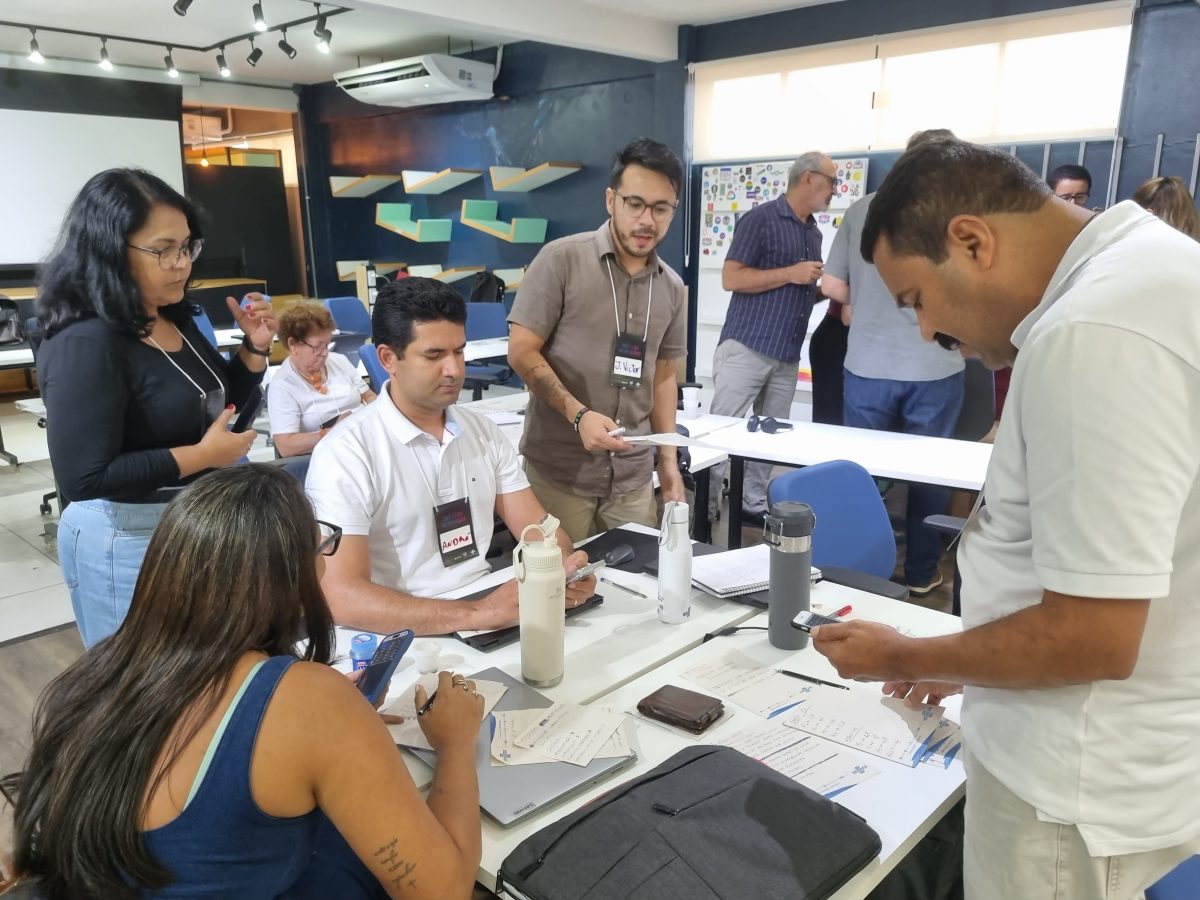Empreendedores de diversos setores participando das atividades gamificadas e interativas no primeiro Empretec Arena do Maranhão - Foto: Divulgação