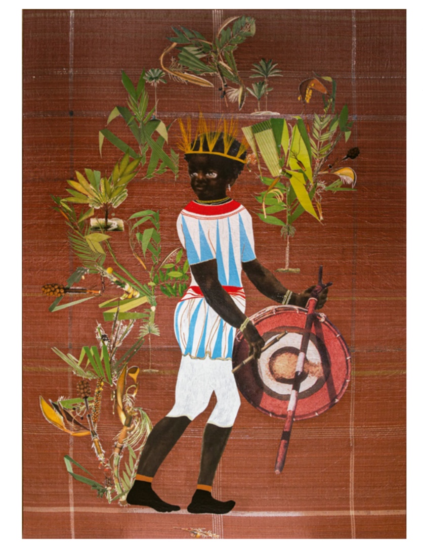 Obra da série Couro Laminado – Tambor de tucunzeiro bioma 5, da artista maranhense Gê Viana – Foto: Divulgação