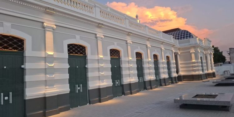 Prédio volta a ser um equipamento turístico e comercial que remete a “belle époque” – Foto: Pedro Medina