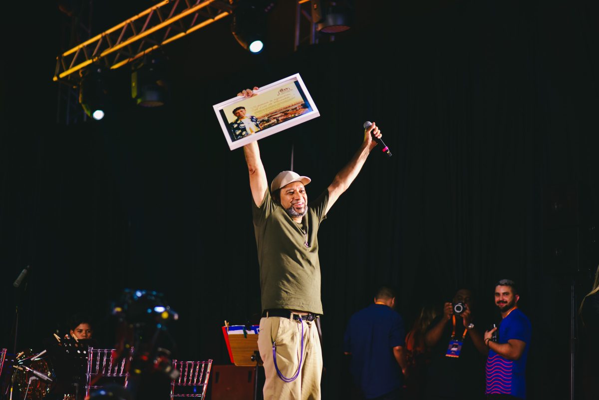 Legenda César – Cesar Nascimento foi o homenageado nesta primeira edição – Foto: Divulgação