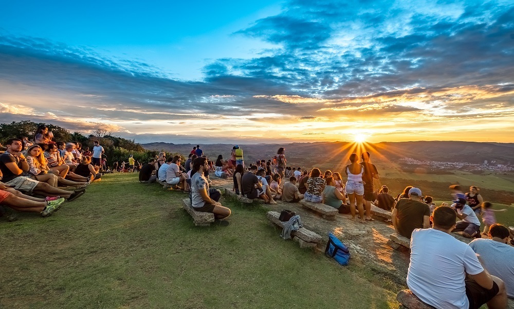 Mirante do Parque Pedra Bela Vista, um dos mais belos Pôr do Sol do planeta – Foto: Divulgação
