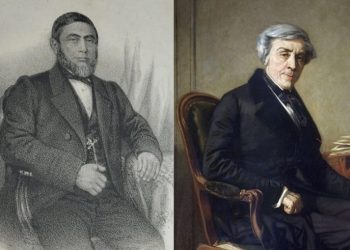 João Lisboa e Michelet - Fonte: LEAL, Henrique et. Al. Obras de João Lisboa. Tipografia Belarmino Matos, 1865. Jules Michelet nas telas de Thomas Couture (1815-1879) - Foto: Reprodução