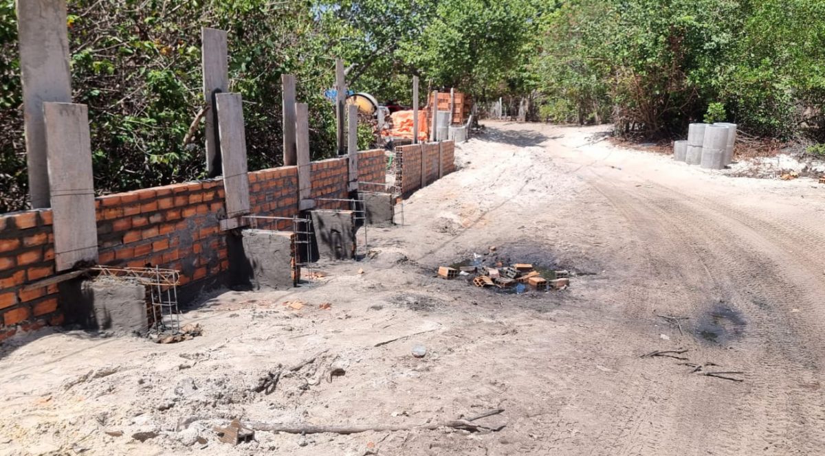 Atualmente finalizada, obra de contenção realizada pelo Anacardier ajudou a prevenir alagamentos em trechos específicos – Foto: Divulgação