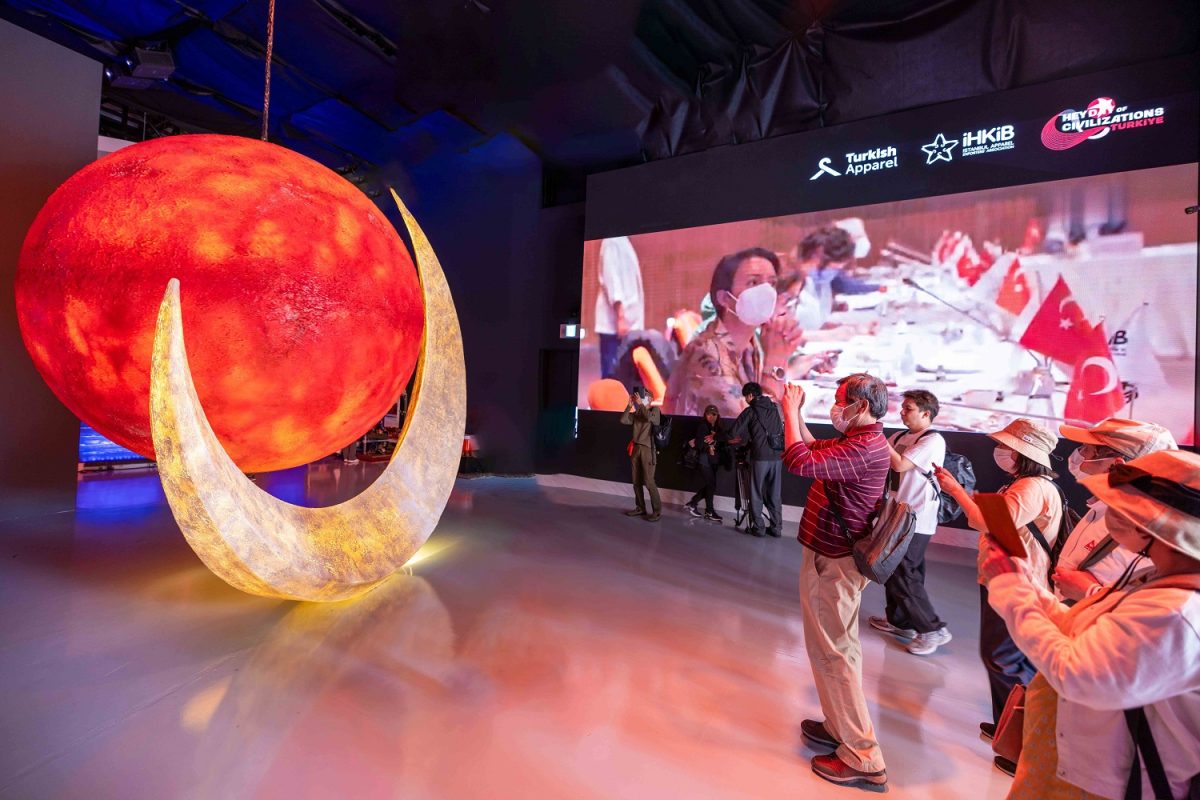 Instalação sobre amizade entre Turquia e Japão na Expo 2025 Osaka - Foto: Divulgação