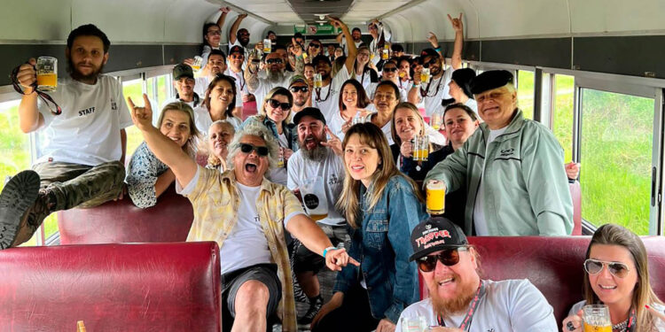 Diversão garantida a bordo do Trem da República, entre Itu e Salto - Foto: Lucas Sawo