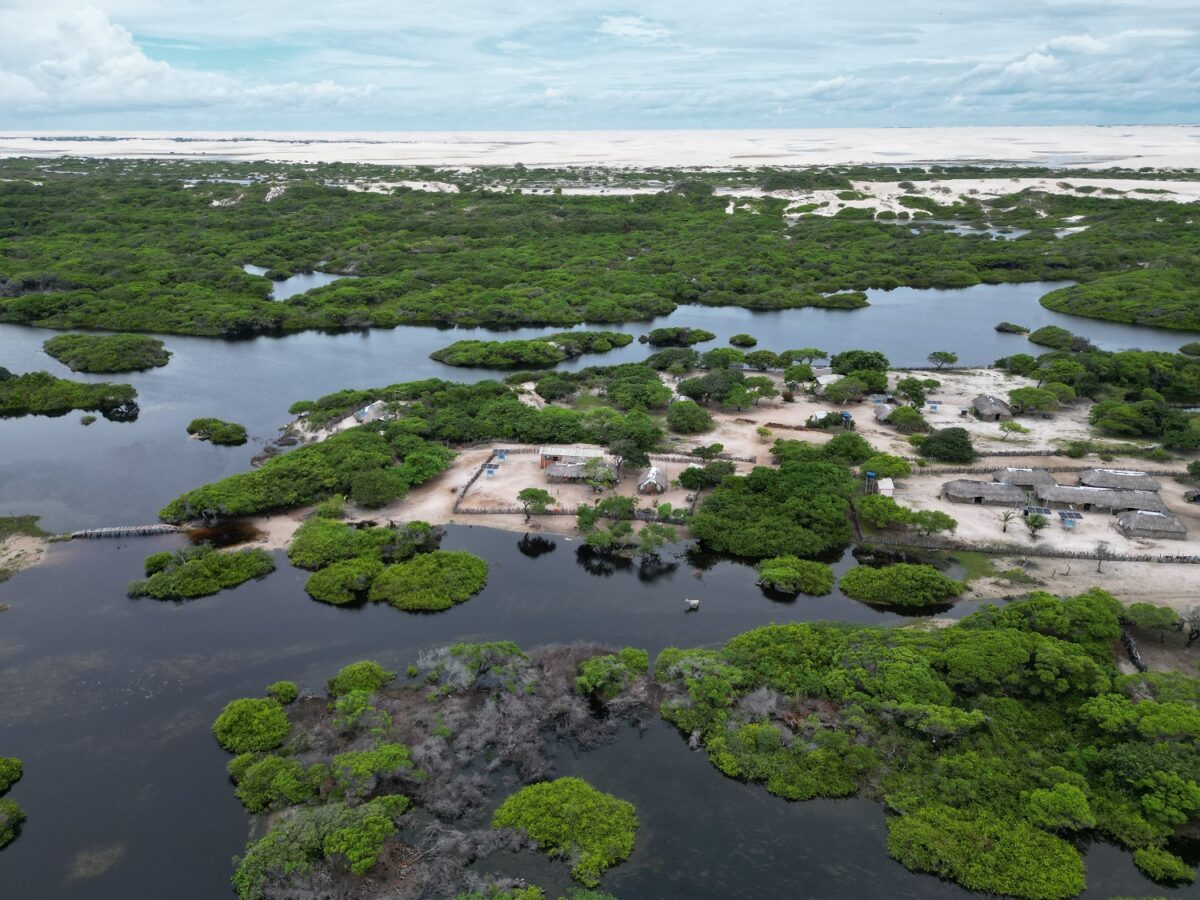 O oásis Baixa Grande é uma área habitada por diversas famílias dentro do Parque Nacional – Foto: Leo Castro