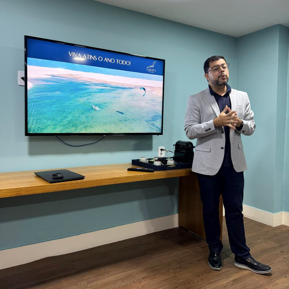 O empresário Saulo Prazeres apresentou o conceito “Viva Atins o ano todo” a operadoras do Rio de Janeiro - Foto: Divulgação