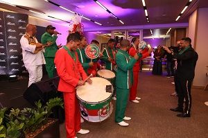 Apresentação da Grande Rio na festa que retoma a parceria com o Camarote Arpoador - Foto: Divulgação