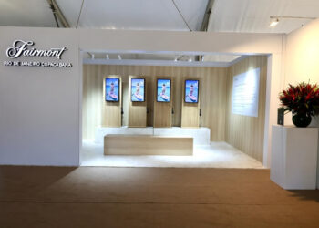 Um espaço com trabalhos assinado pela artista Hanna Ianaiáh, que já expôs no hotel em 2024 - Foto: Reginaldo Teixeira