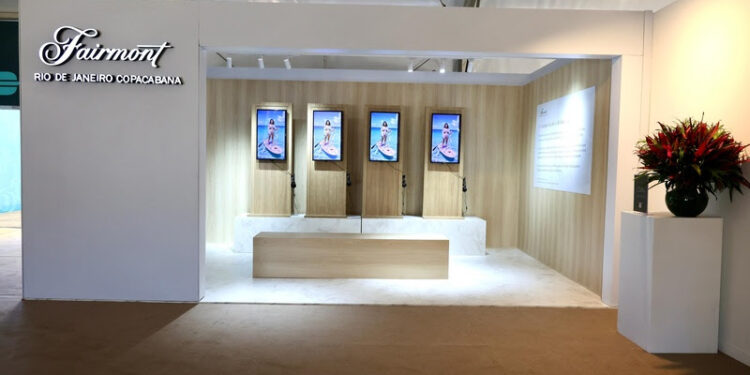 Um espaço com trabalhos assinado pela artista Hanna Ianaiáh, que já expôs no hotel em 2024 - Foto: Reginaldo Teixeira