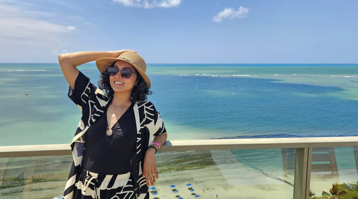 Cobertura do hotel Sais proporciona visão panorâmica da praia de Pajuçara, em Maceió - Foto: Lucas Oliver