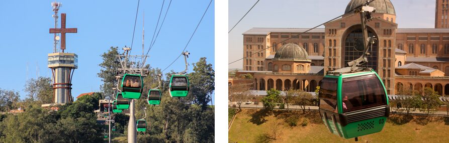 Santuário de Nossa Senhora de Aparecida, uma história de fé e religiosidade em um Complexo com estruturas privilegiadas para total conhecimento de toda sua área - Foto: Reprodução