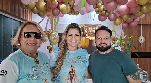 Gilson Brito, Dra. Andréa Araújo e Dr. Breno Guedes - Foto: Gutemberg Bogéa