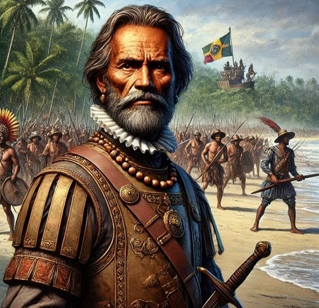 Jerônimo de Albuquerque Maranhão (Idealizado através de I.A) - Foto: Reprodução